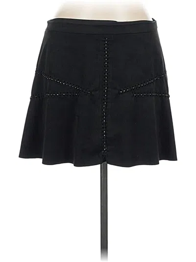 Pre-owned Zara Basic Casual Skirt In Black