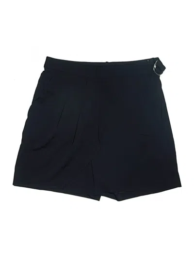 Pre-owned Zara Basic Casual Skirt In Black