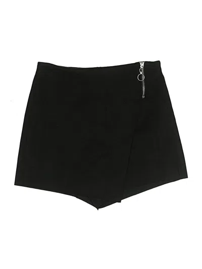 Pre-owned Zara Basic Casual Skirt In Black