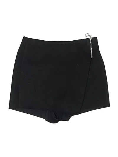 Pre-owned Zara Basic Casual Skirt In Black
