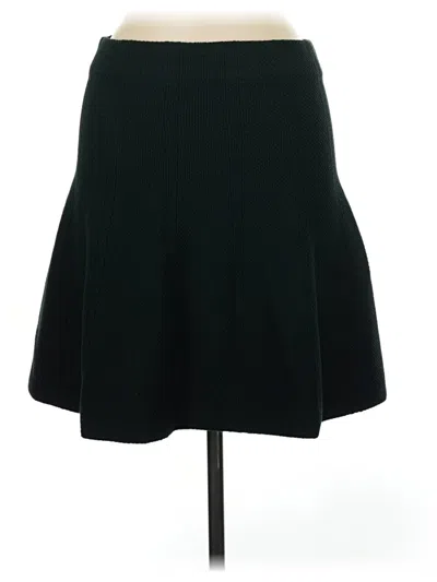 Pre-owned Zara Basic Casual Skirt In Black