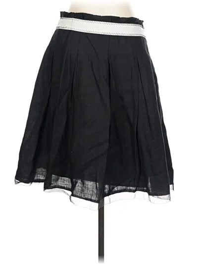 Pre-owned Zara Basic Casual Skirt In Black