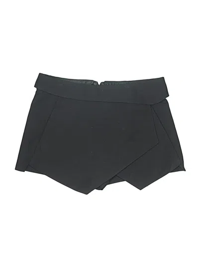 Pre-owned Zara Basic Casual Skirt In Black