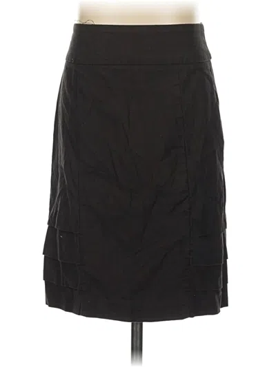 Pre-owned Zara Basic Casual Skirt In Black
