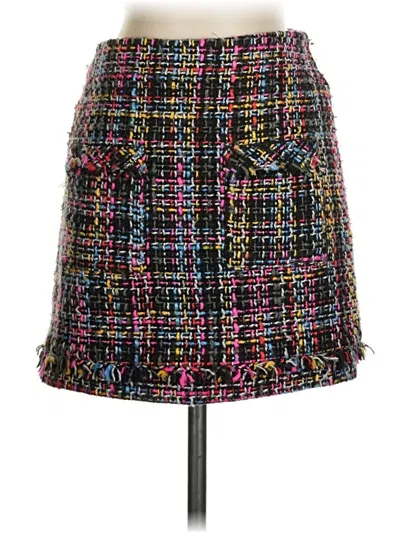 Pre-owned Zara Basic Casual Skirt In Black