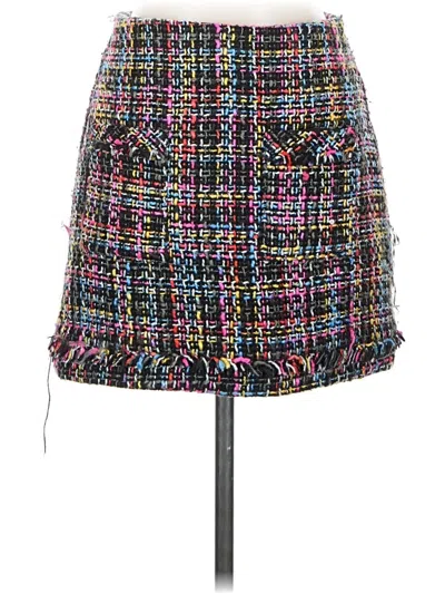 Pre-owned Zara Basic Casual Skirt In Black
