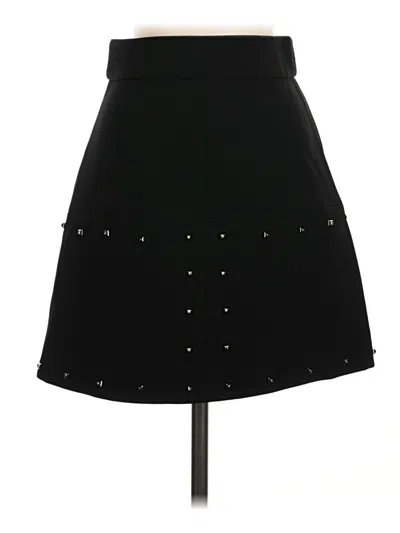 Pre-owned Zara Basic Casual Skirt In Black