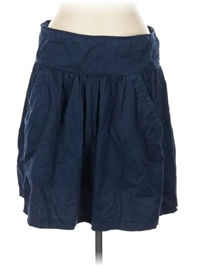 Pre-owned Zara Basic Casual Skirt In Blue