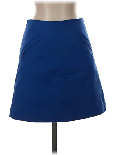 Pre-owned Zara Basic Casual Skirt In Blue