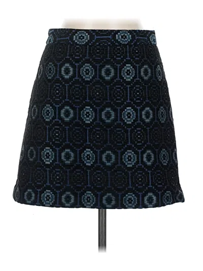 Pre-owned Zara Basic Casual Skirt In Blue