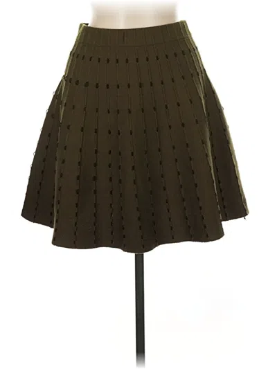 Pre-owned Zara Basic Casual Skirt In Brown