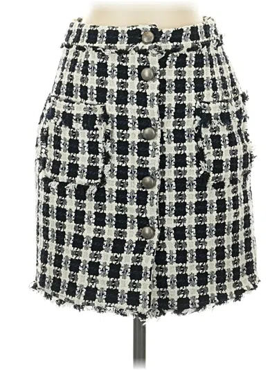 Pre-owned Zara Basic Casual Skirt In Gray