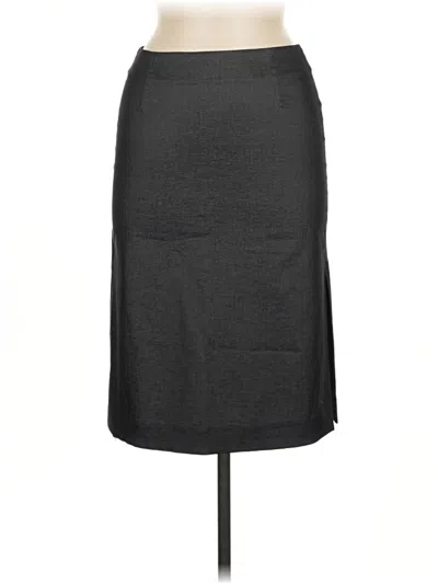 Pre-owned Zara Basic Casual Skirt In Gray