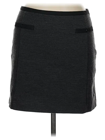 Pre-owned Zara Basic Casual Skirt In Gray