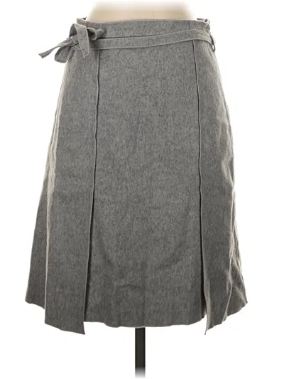 Pre-owned Zara Basic Casual Skirt In Gray