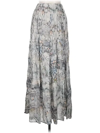 Pre-owned Zara Basic Casual Skirt In Gray