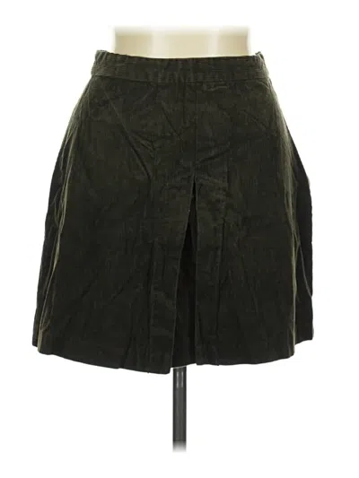 Pre-owned Zara Basic Casual Skirt In Green