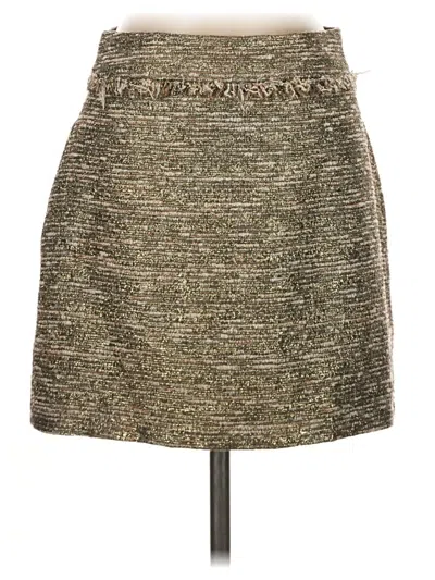 Pre-owned Zara Basic Casual Skirt In Green