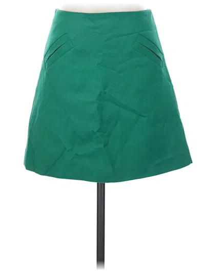 Pre-owned Zara Basic Casual Skirt In Green