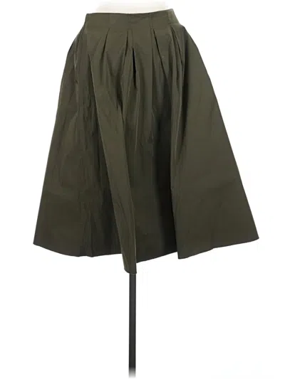 Pre-owned Zara Basic Casual Skirt In Green