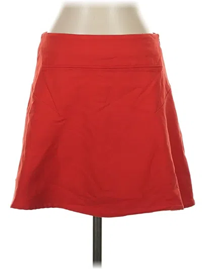 Pre-owned Zara Basic Casual Skirt In Red