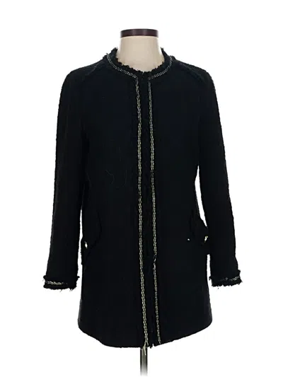 Pre-owned Zara Basic Coat In Black