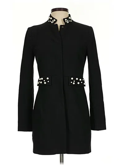 Pre-owned Zara Basic Coat In Black