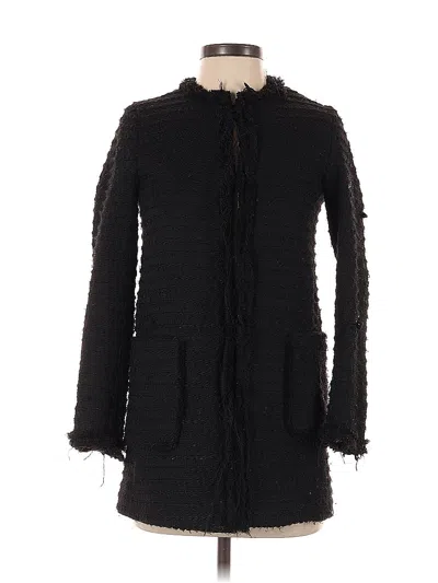 Pre-owned Zara Basic Coat In Black