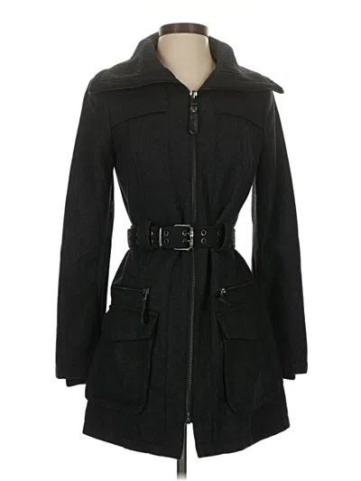 Pre-owned Zara Basic Coat In Black