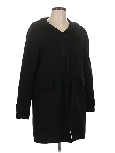 Pre-owned Zara Basic Coat In Black