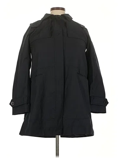 Pre-owned Zara Basic Coat In Black