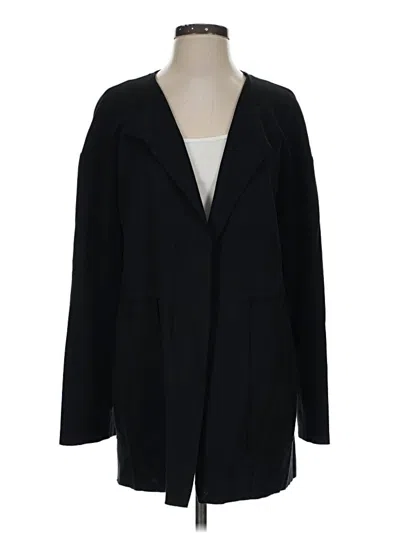 Pre-owned Zara Basic Coat In Black