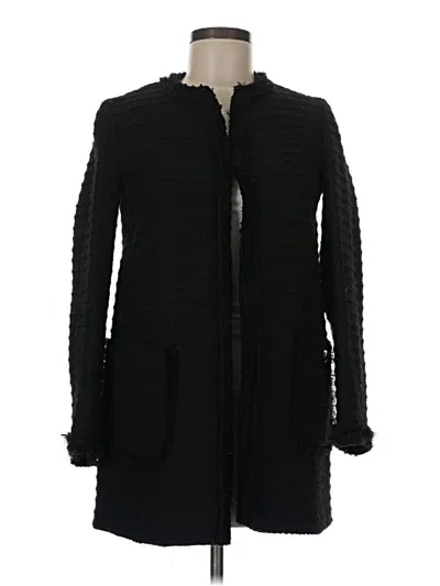 Pre-owned Zara Basic Coat In Black