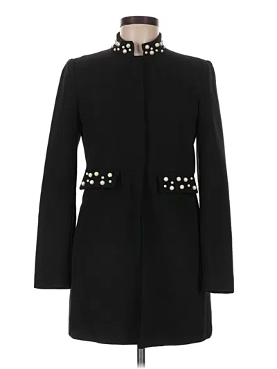 Pre-owned Zara Basic Coat In Black