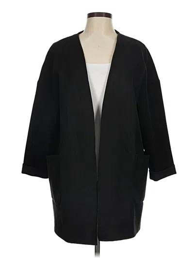 Pre-owned Zara Basic Coat In Black
