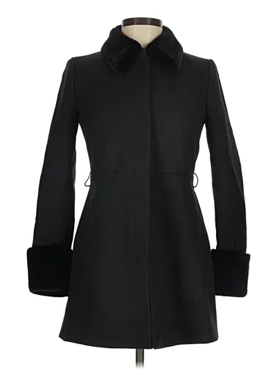 Pre-owned Zara Basic Coat In Black