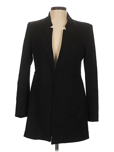 Pre-owned Zara Basic Coat In Black