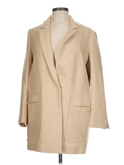 Pre-owned Zara Basic Coat In Brown