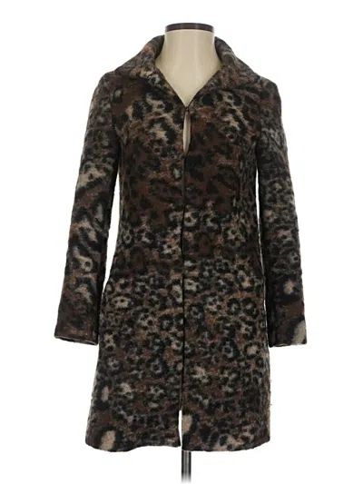 Pre-owned Zara Basic Coat In Brown