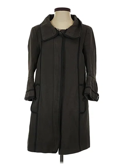 Pre-owned Zara Basic Coat In Brown