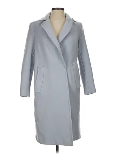 Pre-owned Zara Basic Coat In Gray