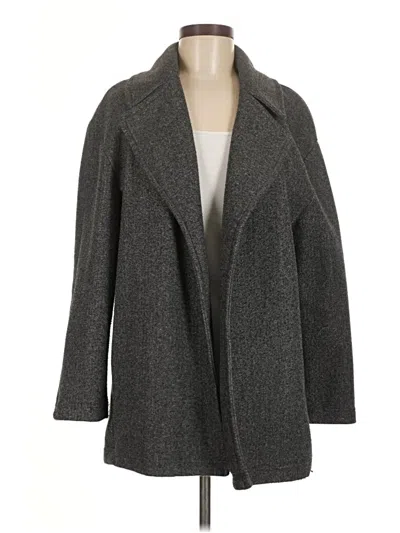 Pre-owned Zara Basic Coat In Gray