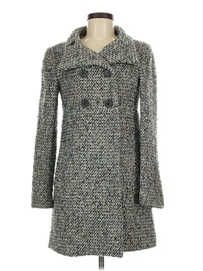 Pre-owned Zara Basic Coat In Gray