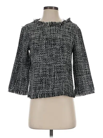 Pre-owned Zara Basic Coat In Gray