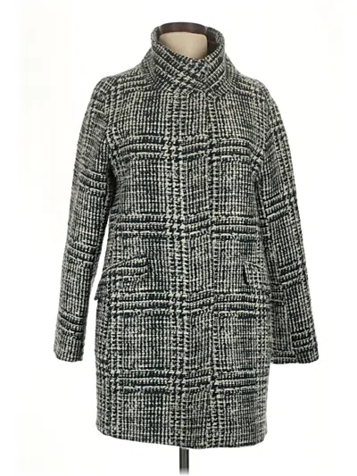 Pre-owned Zara Basic Coat In Gray