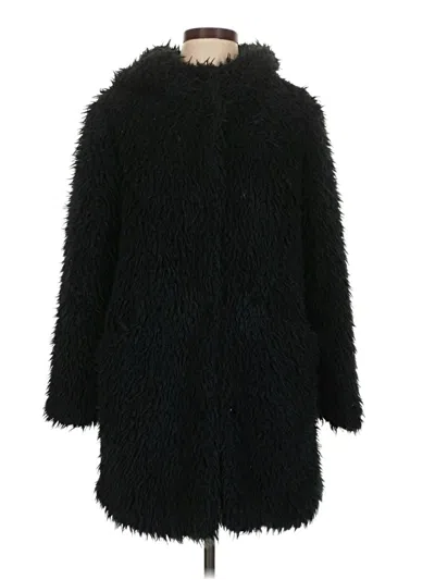 Pre-owned Zara Basic Coat In Green