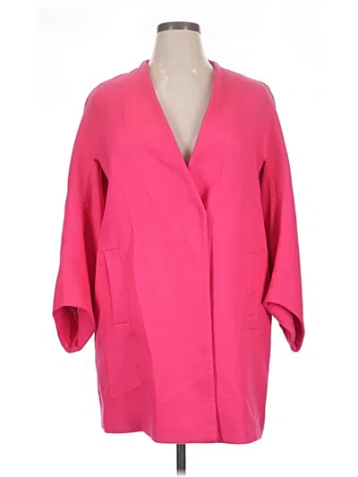 Pre-owned Zara Basic Coat In Pink