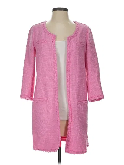 Pre-owned Zara Basic Coat In Pink