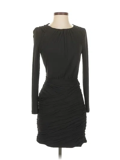 Pre-owned Zara Basic Cocktail Dress In Black