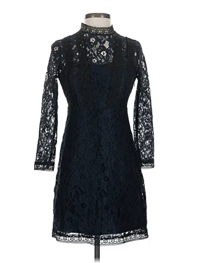 Pre-owned Zara Basic Cocktail Dress In Black